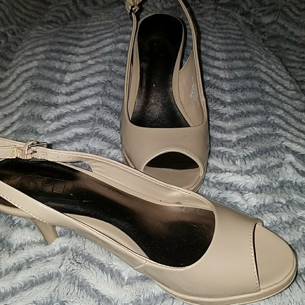 Open toe heels